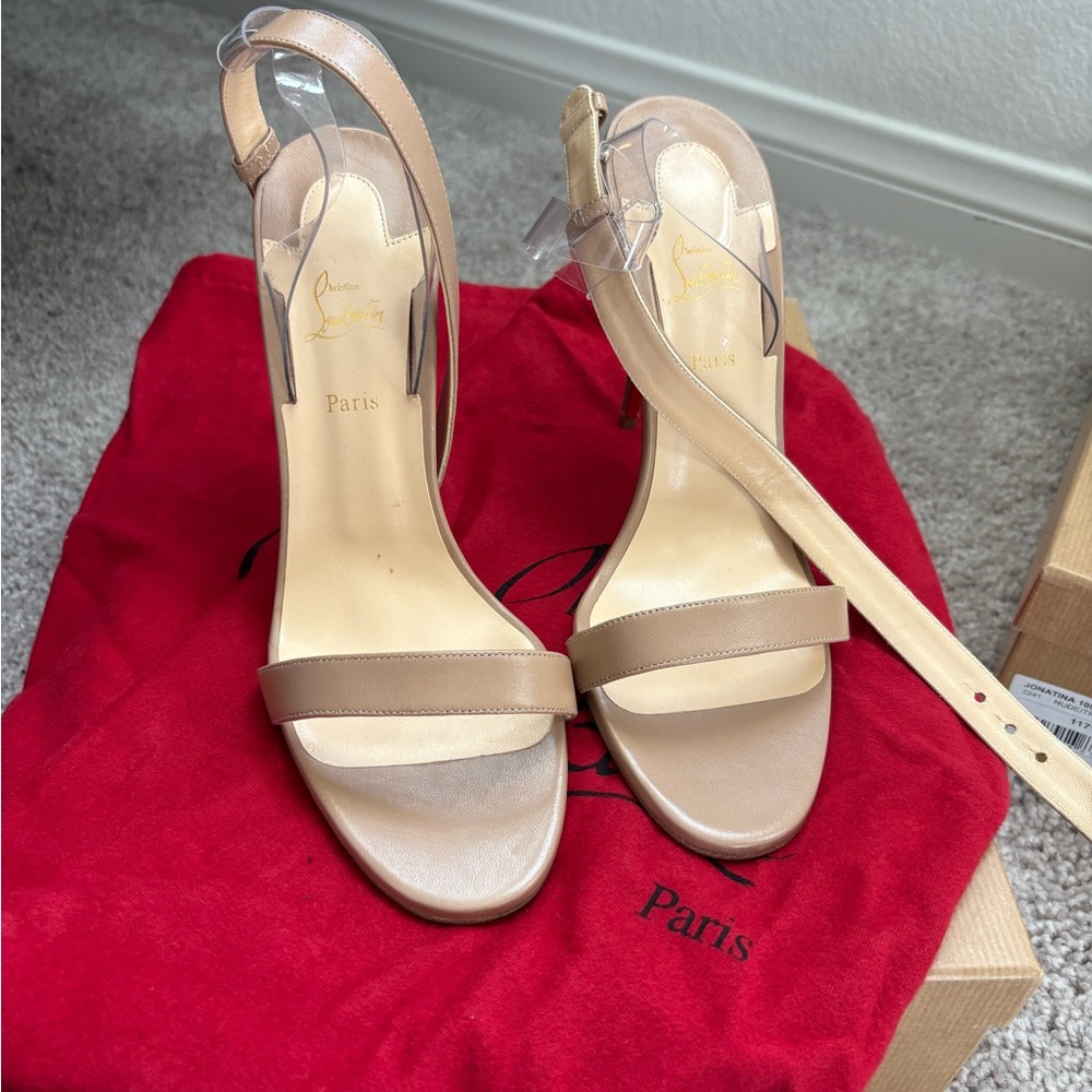 Brand New Jonatina Nude Red Bottoms